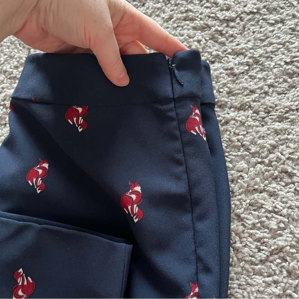 NWOT Women's Kate Spade Fox Glen Cropped Pant Voyage Blue size 2 - Picture 5 of 10